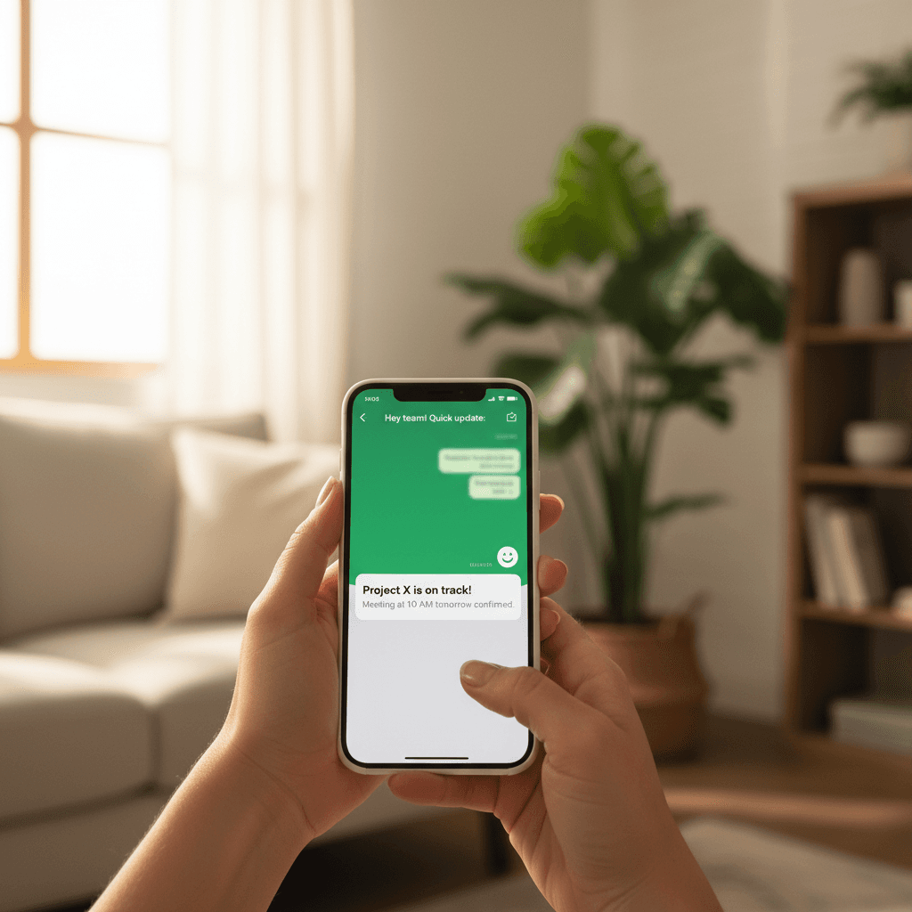 Direct WhatsApp contact method for easy communication